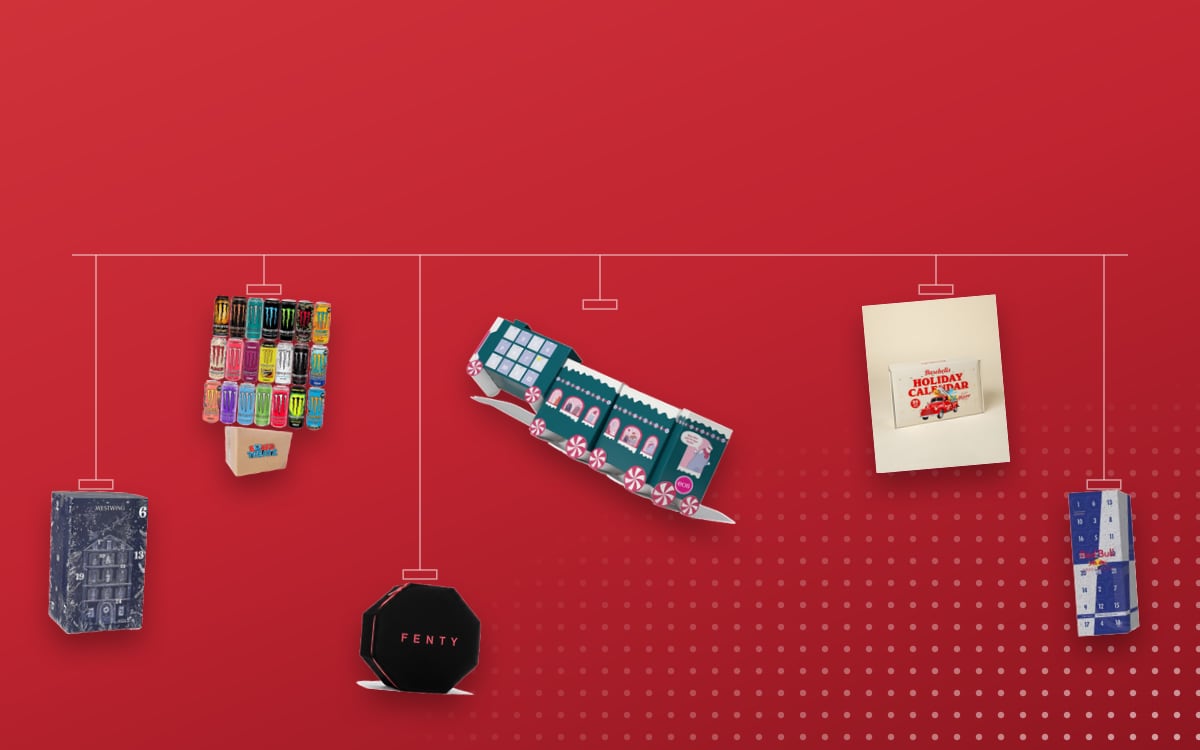 Advent calendars for Non-binary: EOS 2025, Monster Energy Drink 12 Assorted Flavours, Barebells 2025, Westwing 2025, Red Bull 2024 Official, Fenty Beauty + Skin 2025