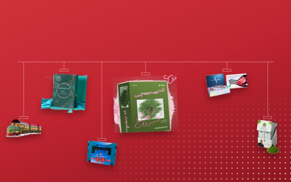 Advent calendars $50 – $200: Sukoshi 2026, Amorelie Original 2026, Sephora Favorites EU 2026, Rituals Premium 2026, Matcha Kari Ceremonial Organic Matcha 2025, Makita 2026