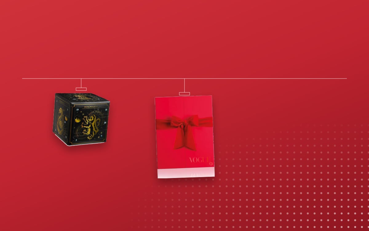 Advent calendars Apparel: Vogue 2024, Harry Potter 2025