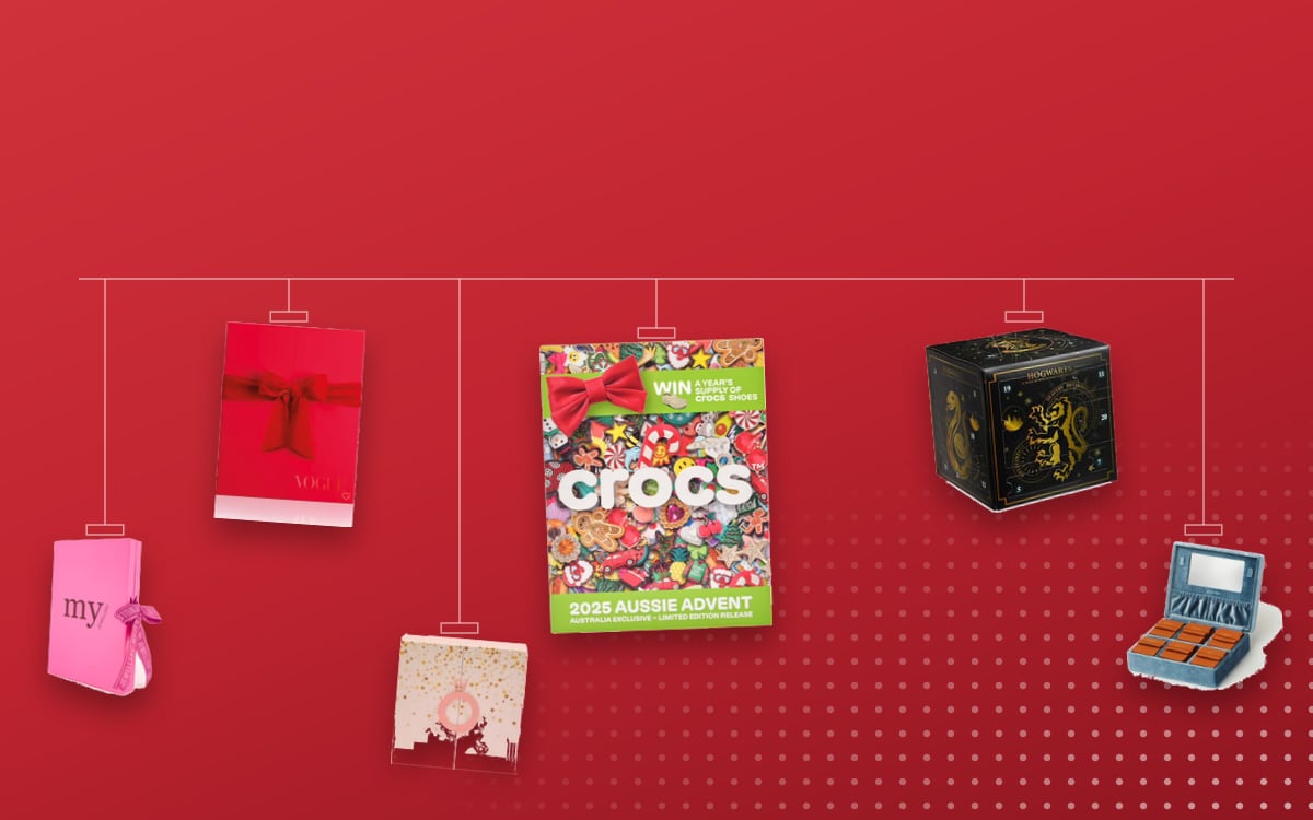 Advent calendars Fashion: Crocs 2025, Vogue 2024, Harry Potter 2025, My Jewellery 10 days, Missoma Fine Jewellery 2025, Pandora 12 Jewellery Surprise 2023
