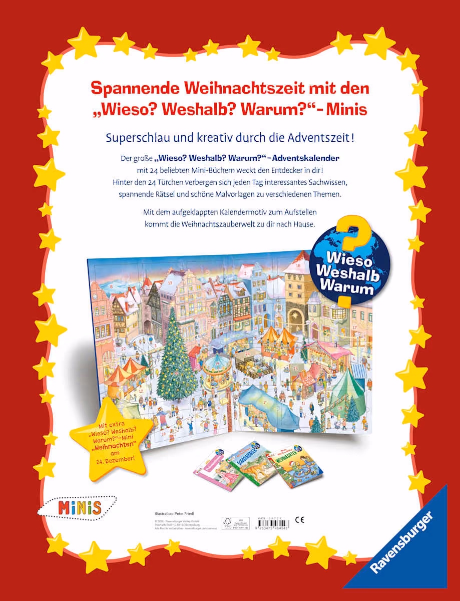 Wieso? Weshalb? Warum? advent calendar 2026, the back of the box