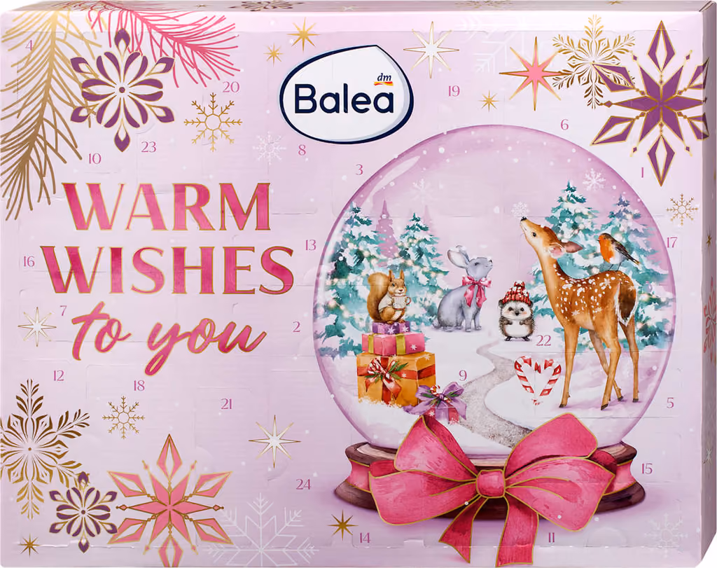 Balea Warm Wishes 2026, Balea advent calendar