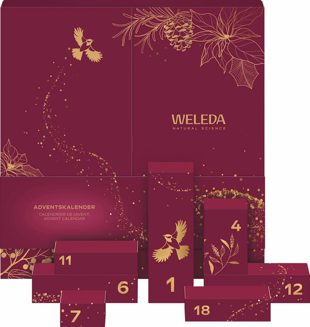 Weleda Adventskalender 2026 Naturkosmetik, Weleda advent calendar