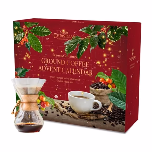 Tilz 24 Days Flavoured Ground Coffee, Tilz advent calendar