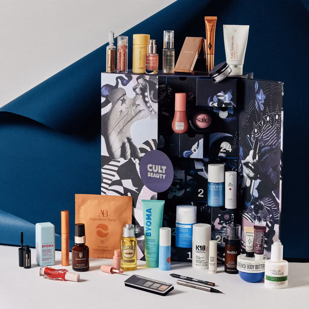 Cult Beauty Classic Curation 2025 advent calendar contents, photograph 2 of 2