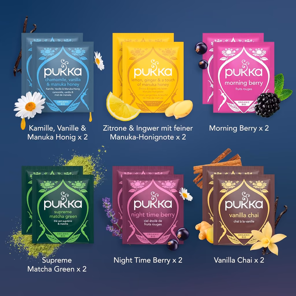 Pukka Organic Tea 2025 advent calendar contents, photograph 2 of 3