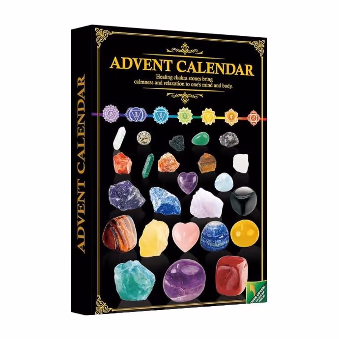ZMLM Chakra Stones &Crystals for Adults 2024, Unknown advent calendar