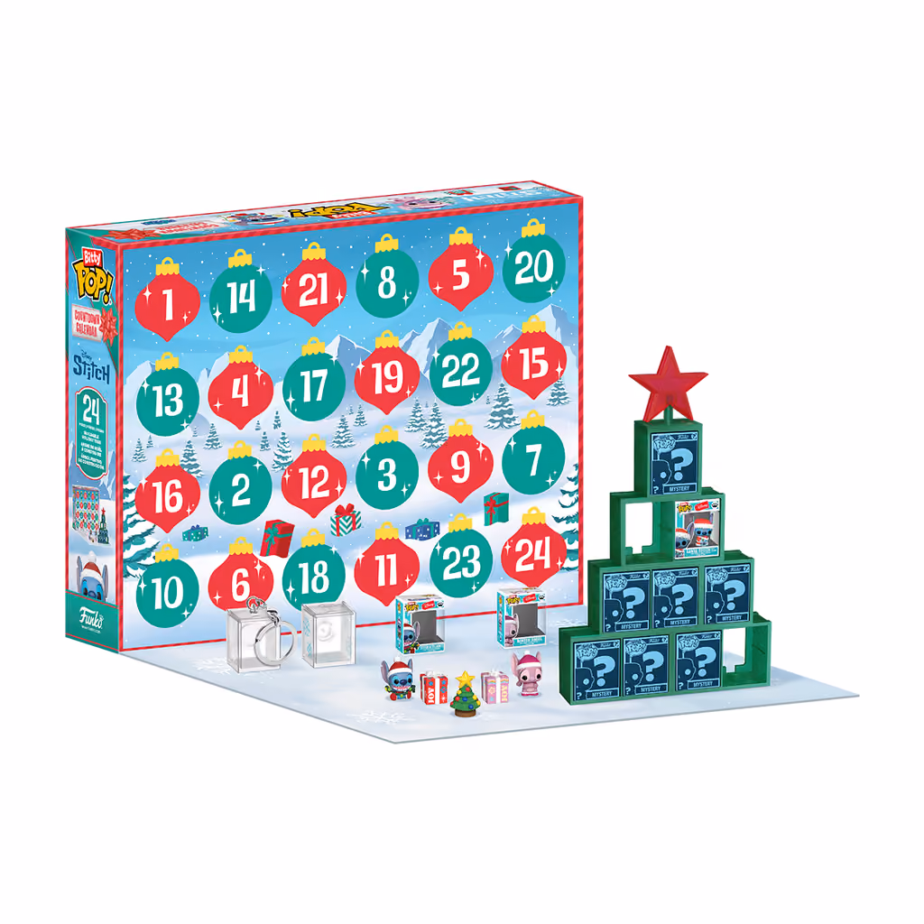 Funko Bitty Pop Stitch 2025, Funko advent calendar