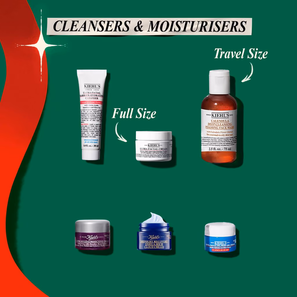Kiehl's What's Inside lineup for the 24 Days 2026 calendar