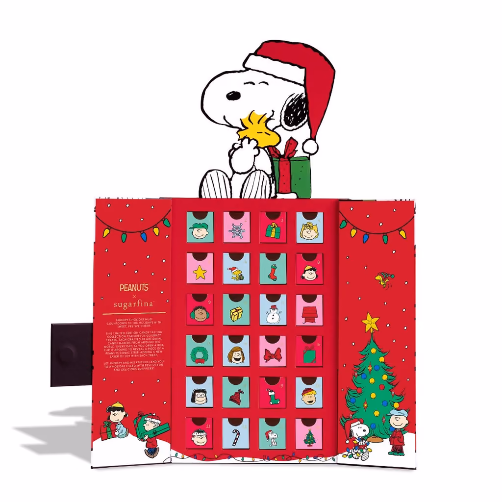 Snoopy's House open with its 24 candy boxes