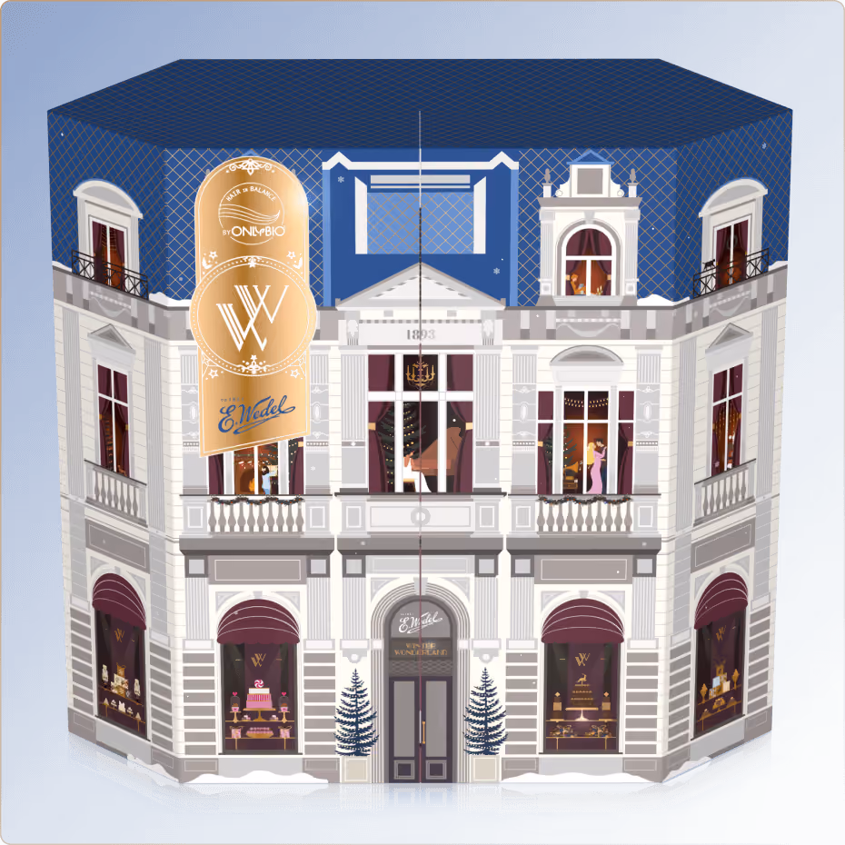 OnlyBio x E. Wedel, E. Wedel advent calendar
