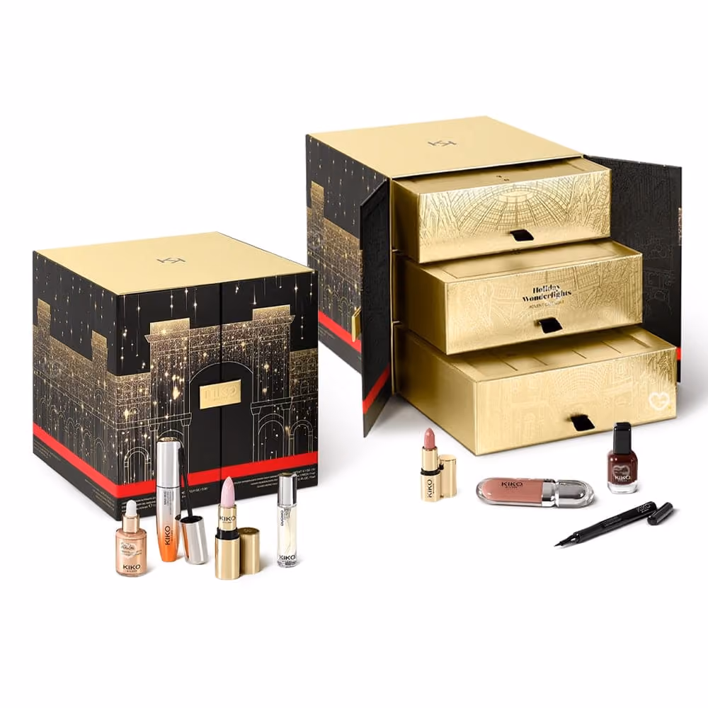 KIKO Holiday wonderlights advent calendar contents, photograph 1 of 3