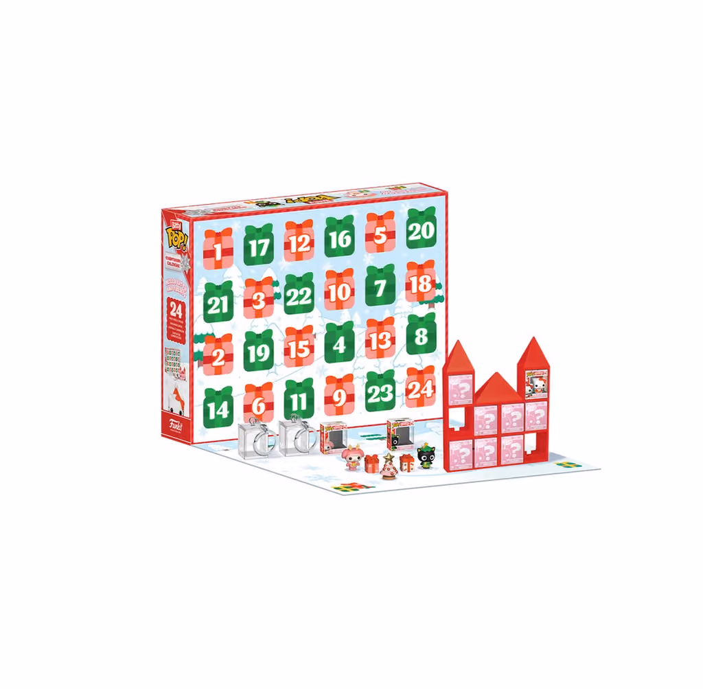 Hello Kitty Bitty Pop! advent calendar, the figures and display pieces