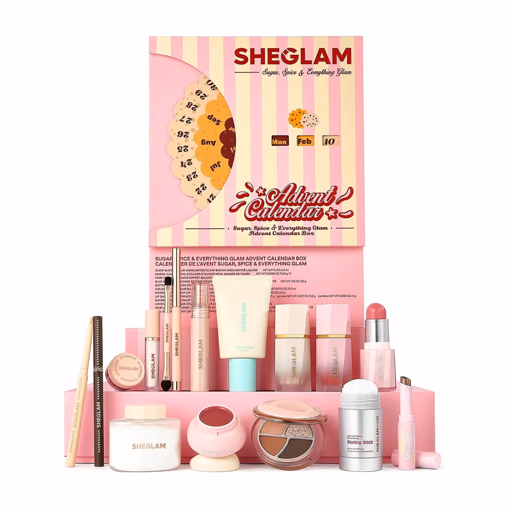 SHEGLAM Sugar, Spice & Everything Glam 2025, Sheglam advent calendar