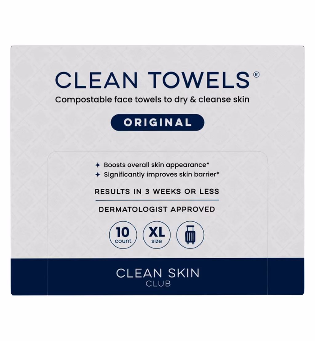 Clean Skin Club Clean Towels Original Travel