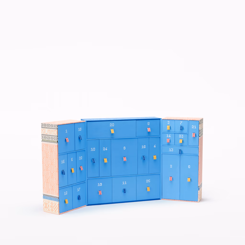 The Byredo 2026 advent calendar with its drawers open