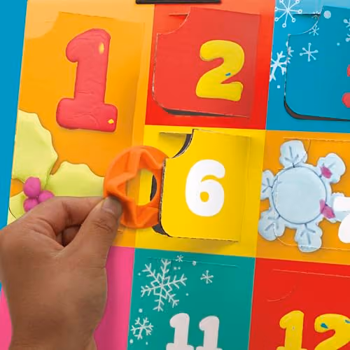 Play-Doh 2025 advent calendar contents, photograph 3 of 8