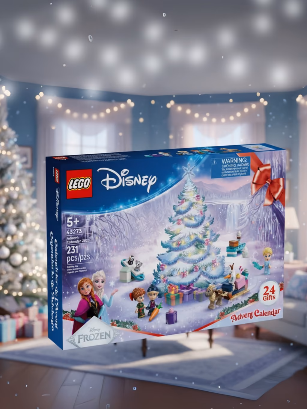 Our photograph of what is inside LEGO Disney Frozen 2025