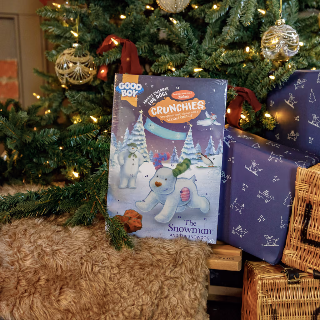 Good Boy The Snowman & The Snowdog Crunchies Advent Calendar 2026, Good Boy advent calendar