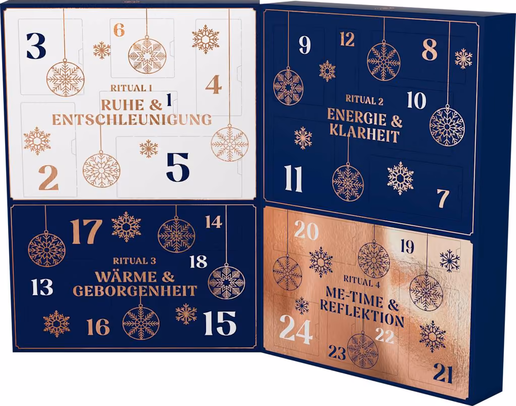 Dresdner Essenz Ritualreise advent calendar 2026, the four ritual drawers