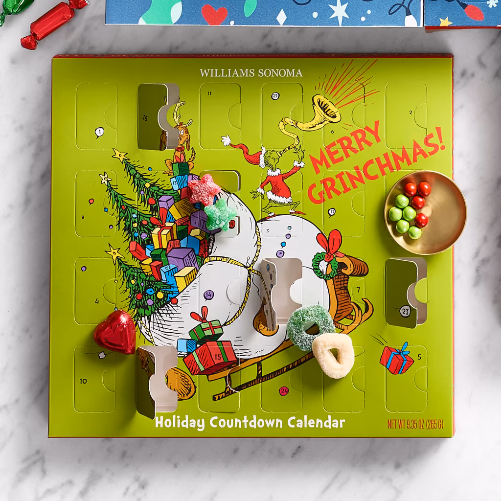 The Grinch x Williams Sonoma Advent Calendar 2026, Williams Sonoma advent calendar