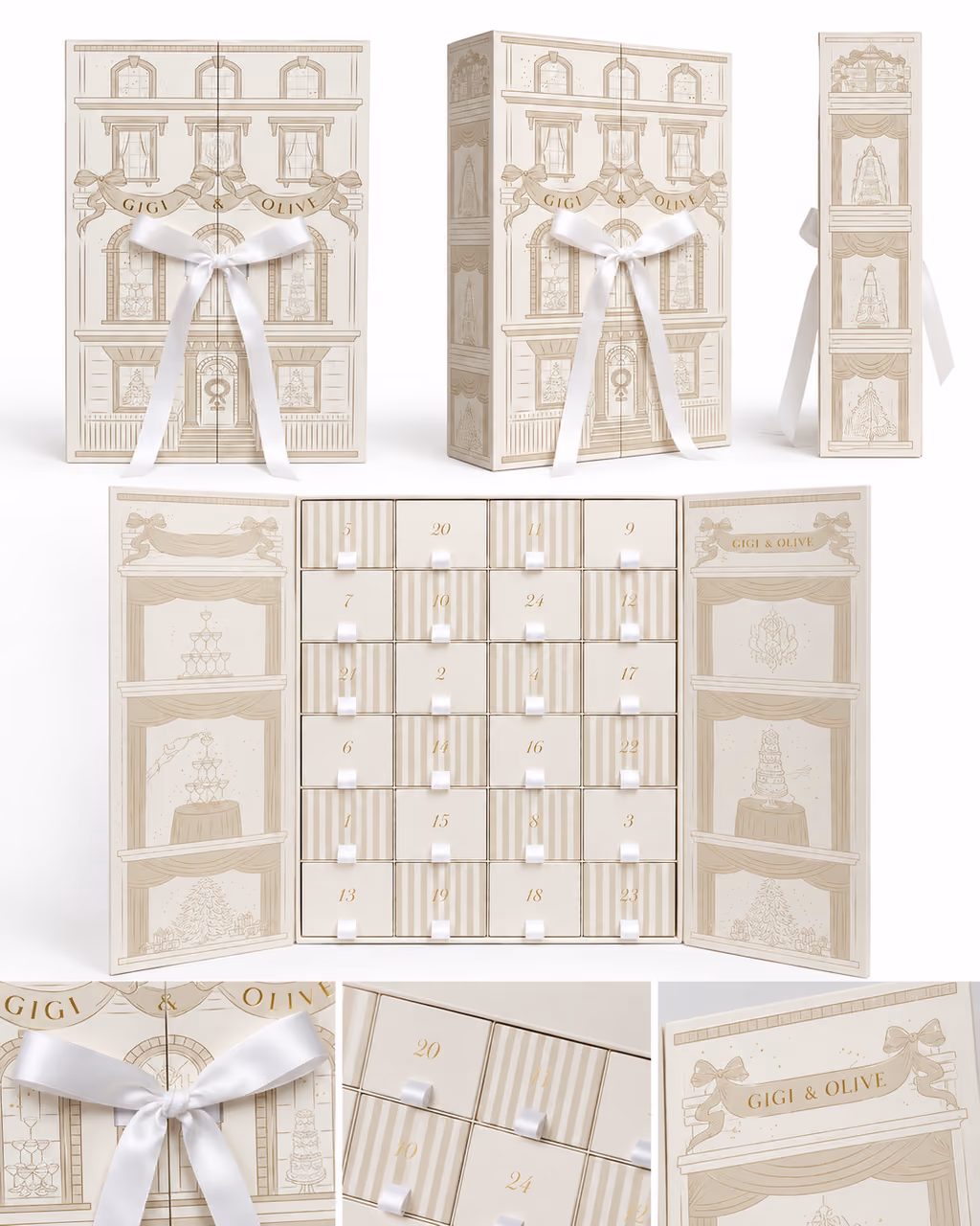 The box opened into its stack of numbered drawers
