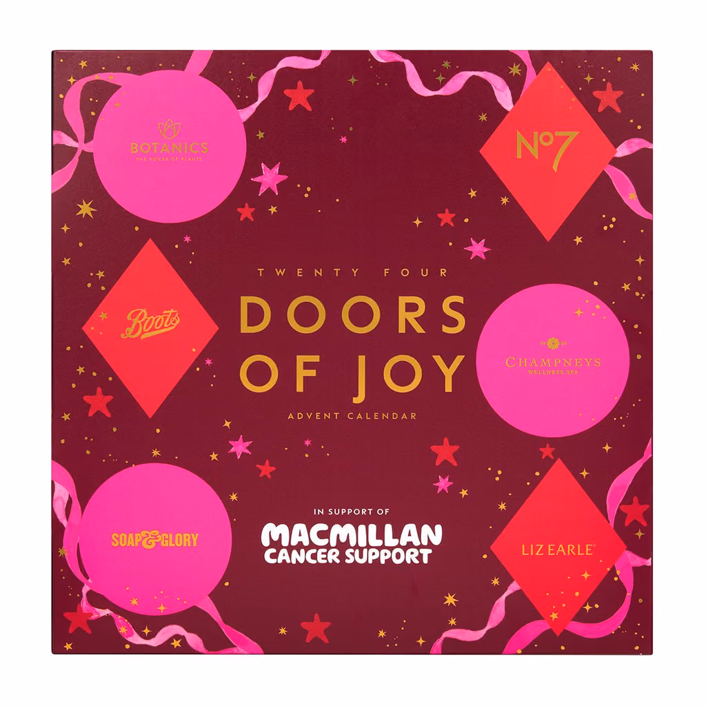 Boots x Macmillan 24 Doors of Joy 2026, Boots advent calendar