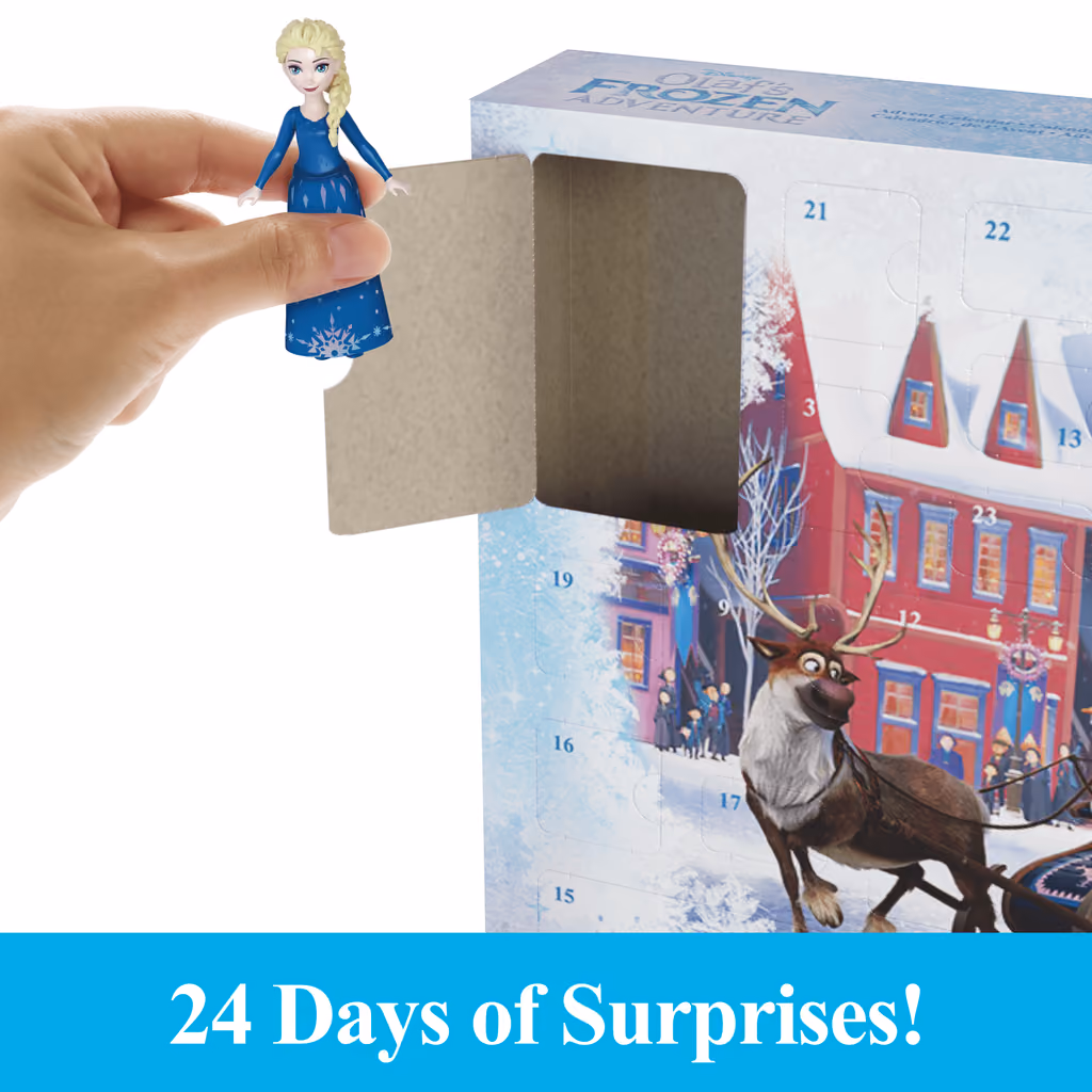 Disney Frozen Advent Calendar 2025, the Elsa small doll from a door