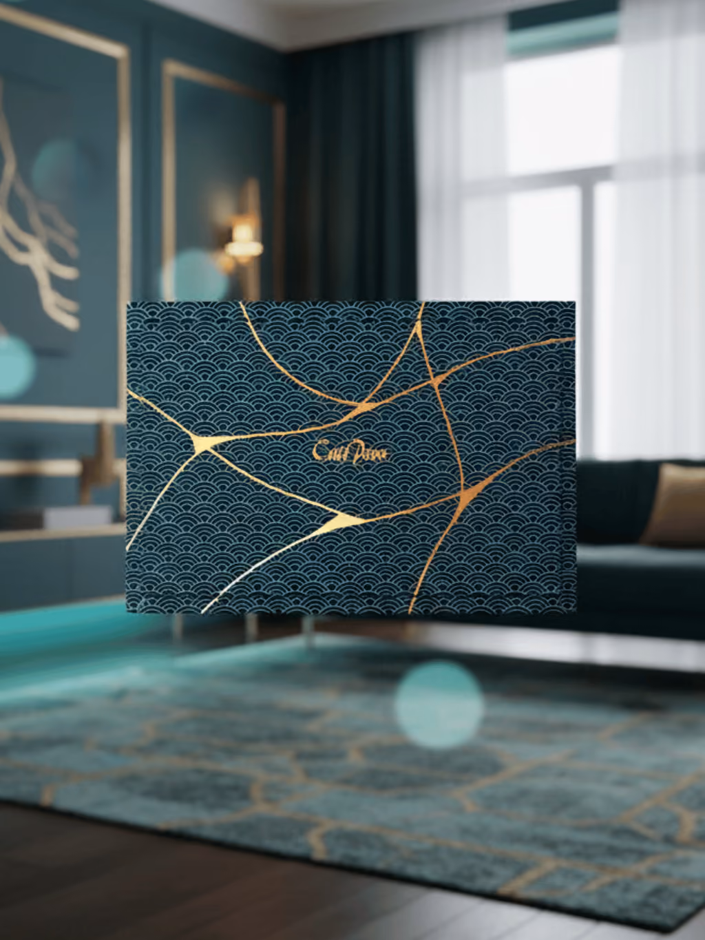 Our photograph of what is inside Cult Pens 2025 Stationery Turquoise Edition