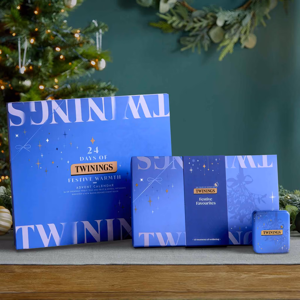 The box, its sleeve and a Twinings teabag