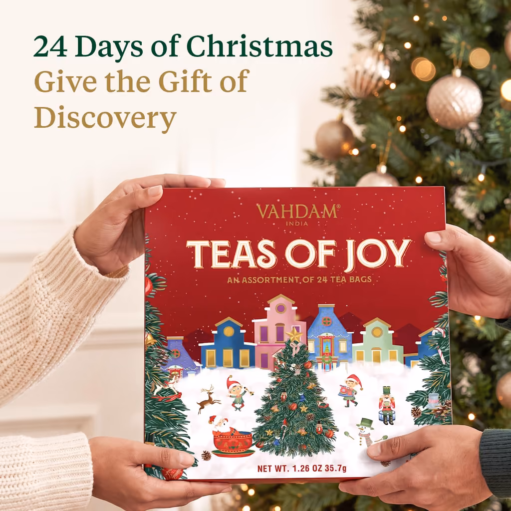 Vahdam Teas of Joy 2026, Vahdam advent calendar