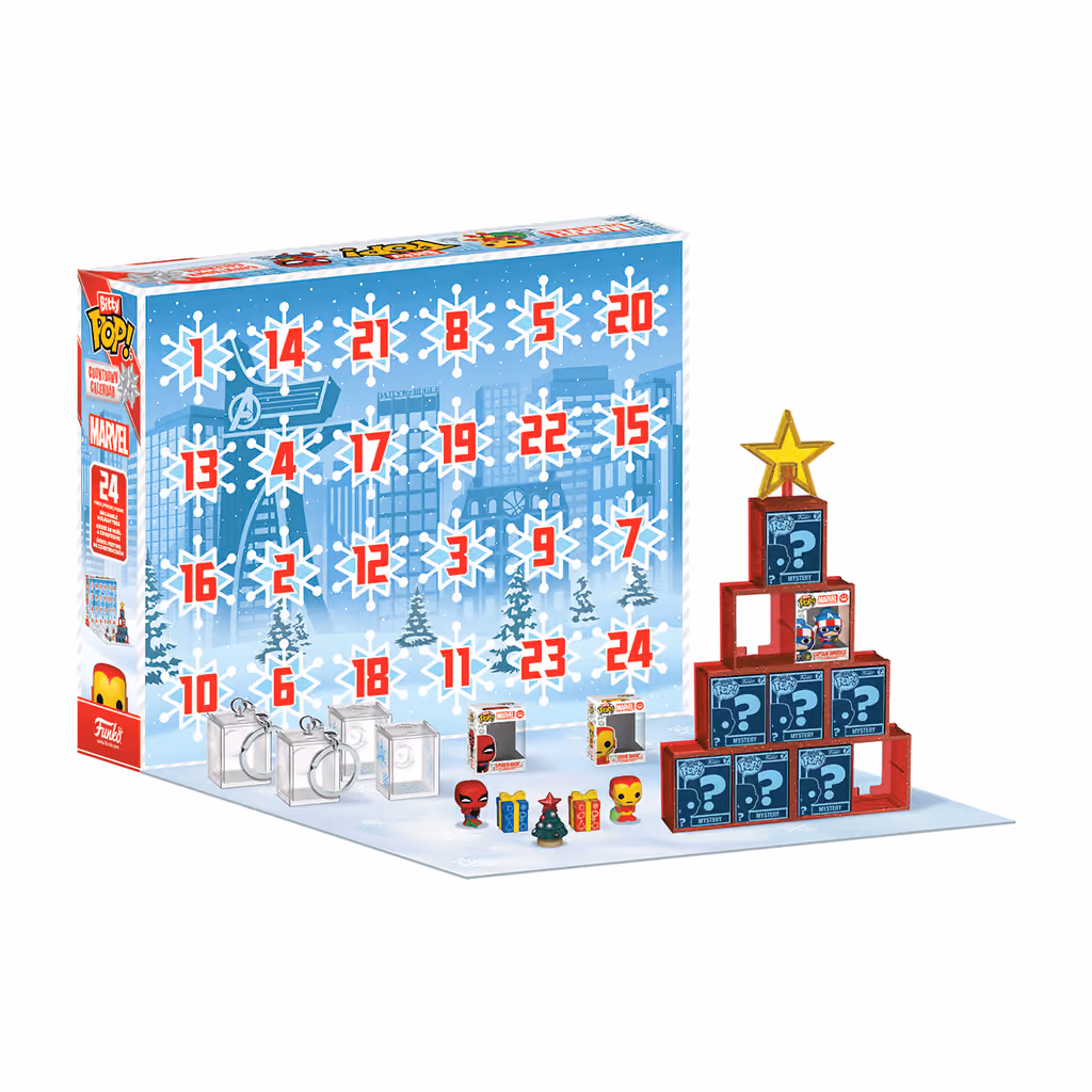 Funko Bitty Pop Marvel 2025, Funko advent calendar