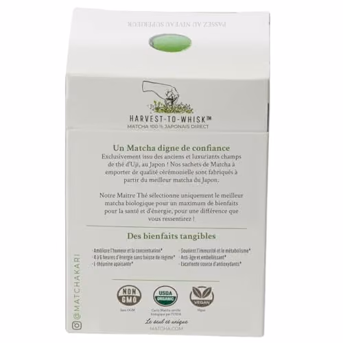 Matcha Kari Ceremonial Organic Matcha 2025 advent calendar contents, photograph 6 of 7