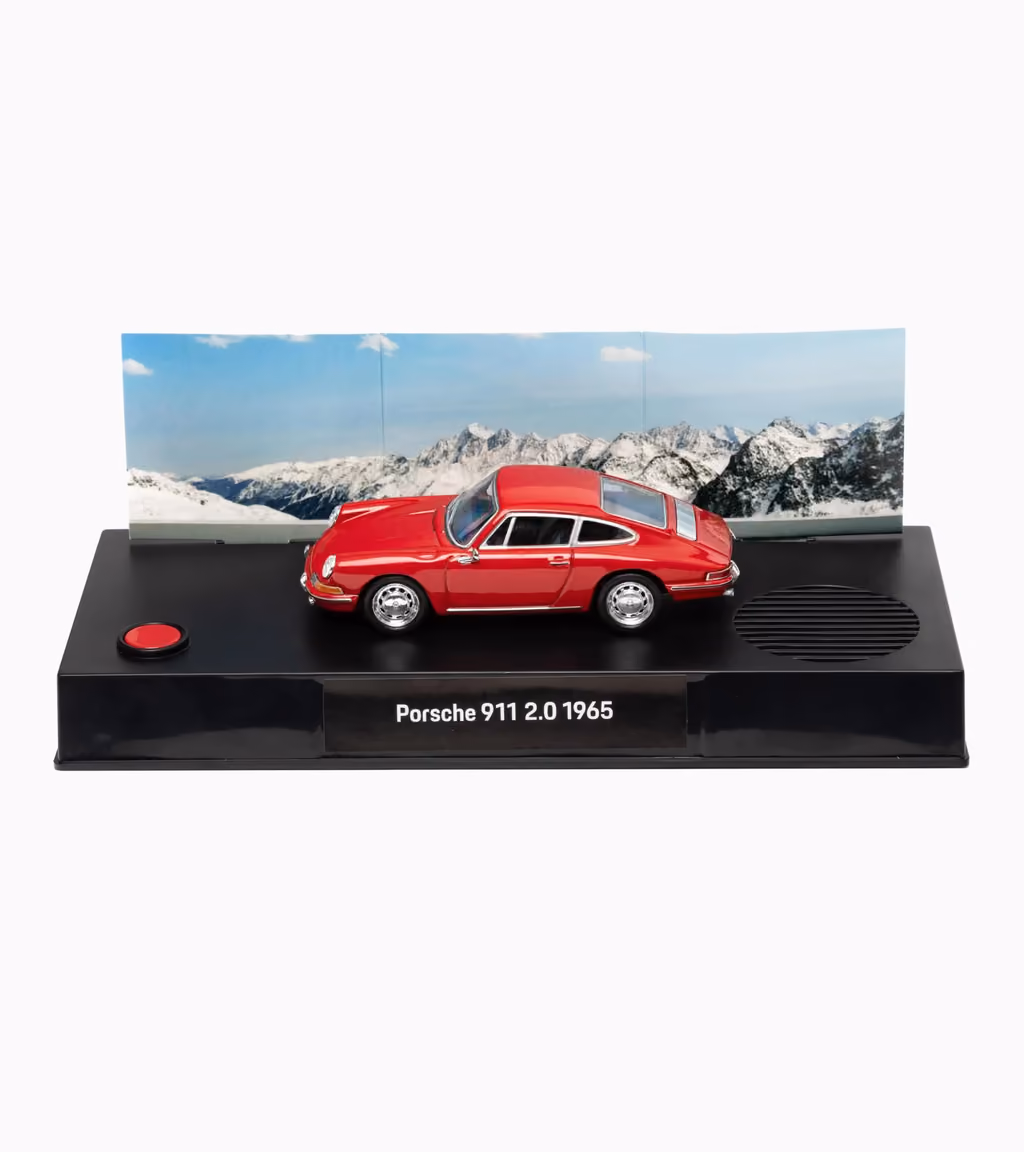 Porsche 911 with Collector's book advent calendar contents, photograph 1 of 2