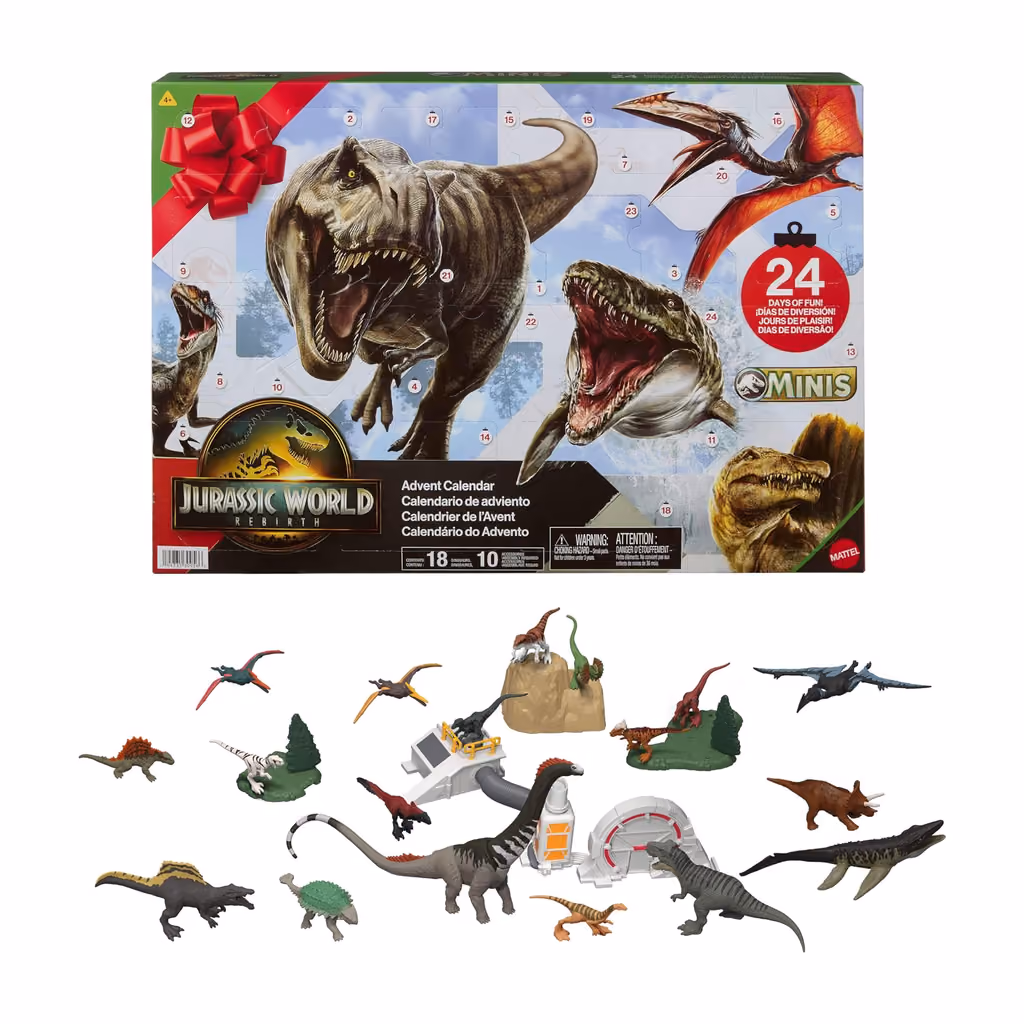 Jurassic World Rebirth 2025, Jurassic World advent calendar
