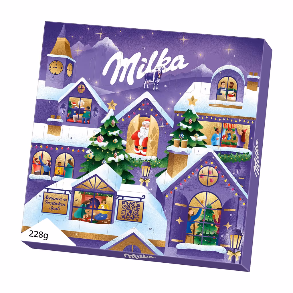Milka Adventszauber 2026, Milka advent calendar