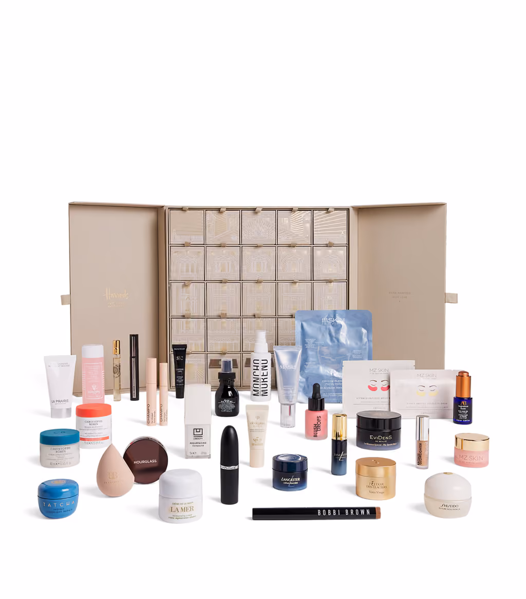 Harrods Beauty 2025 advent calendar contents, photograph 2 of 2