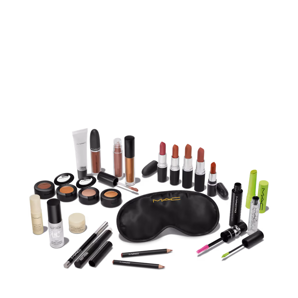 MAC Cosmetics The 2024 'Gift of Gold' advent calendar contents, photograph 2 of 2