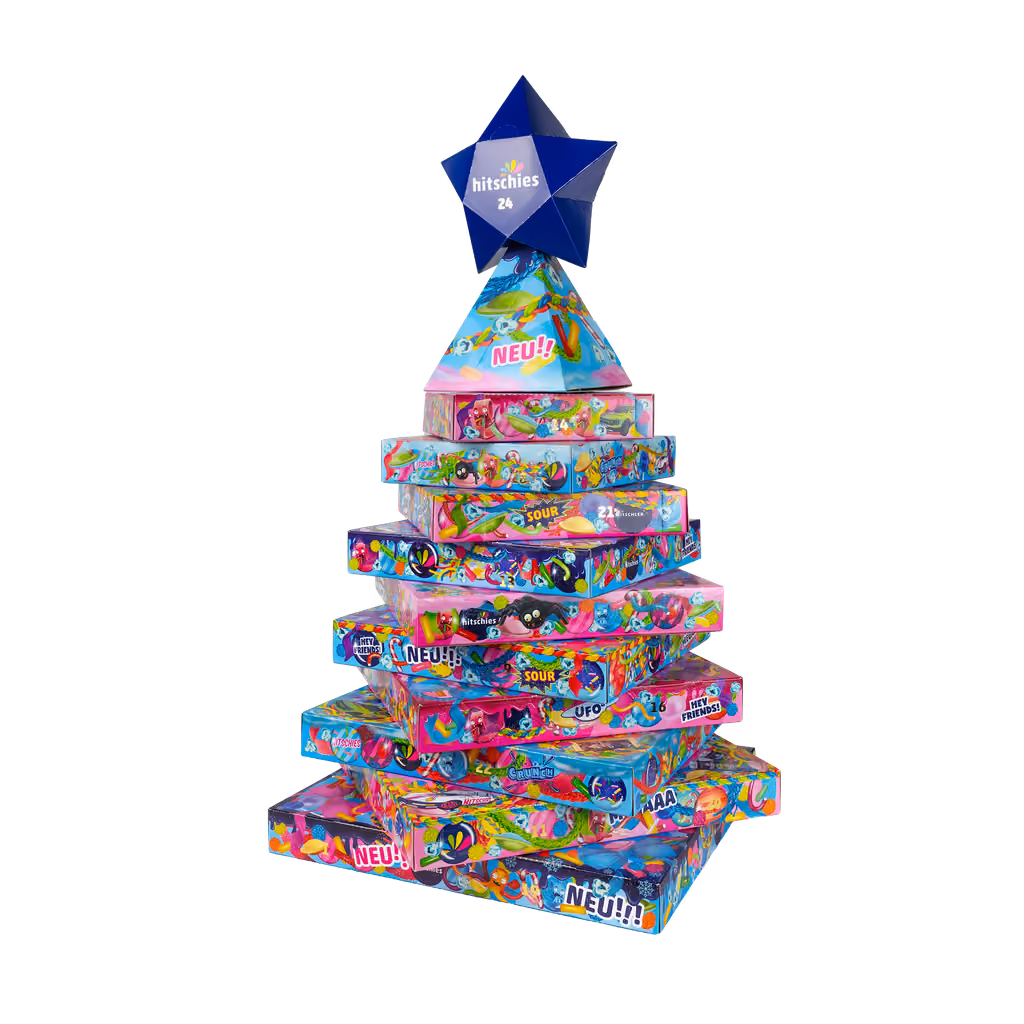 The hitschies calendar tree from the left