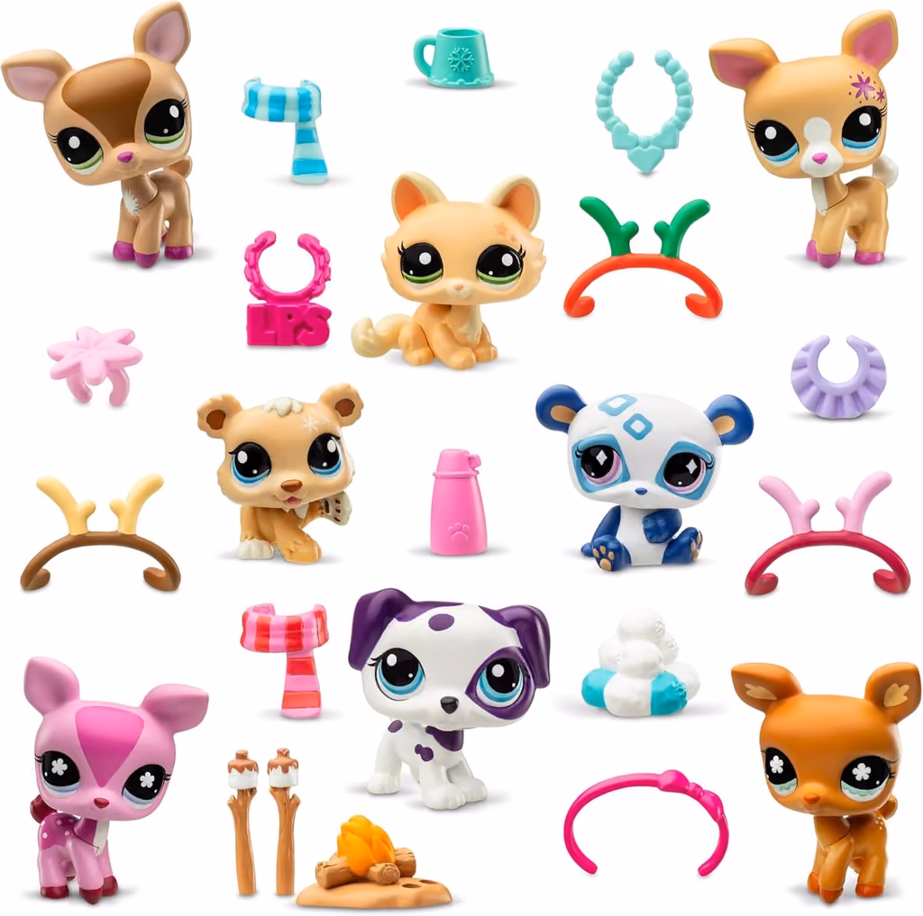 Littlest Pet Shop 2024 advent calendar contents, photograph 3 of 3