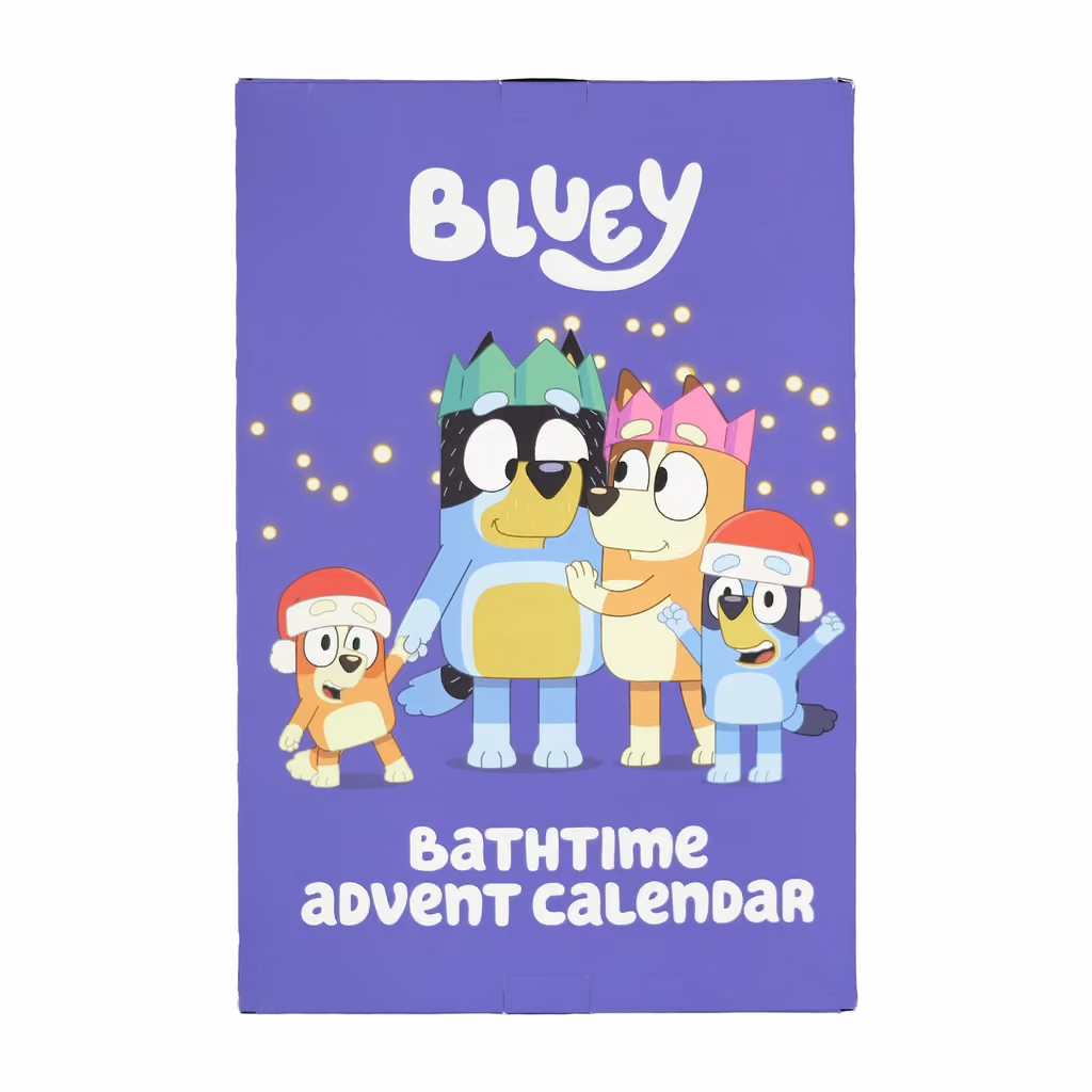 Bluey Advent Calendar Bath Gift Set 2026, Bluey advent calendar