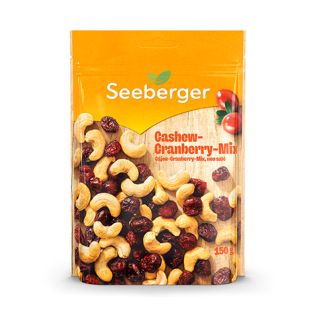 Seeberger Cashew-Cranberry-Mix