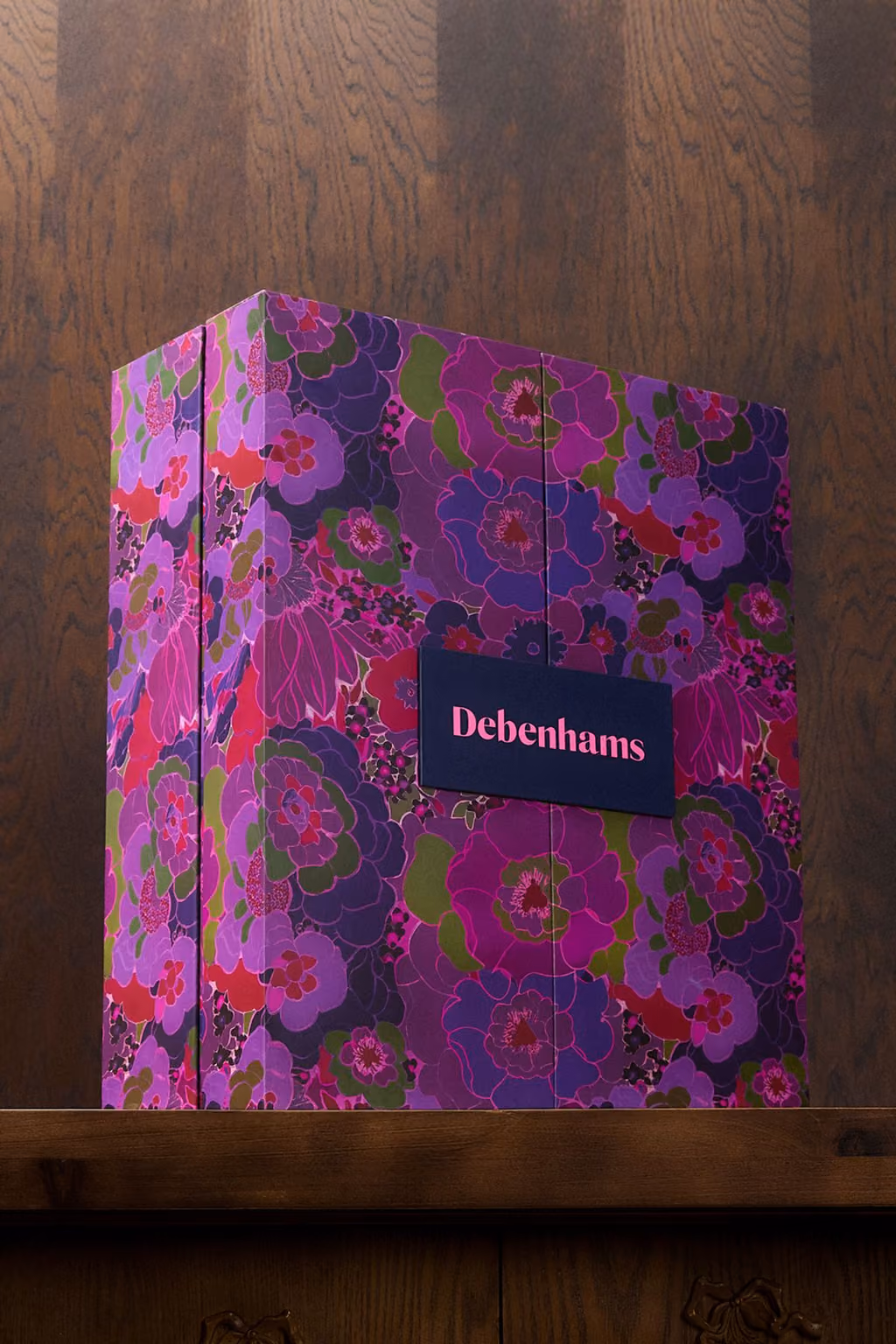 The Debenhams Beauty 2026 calendar with its drawers open