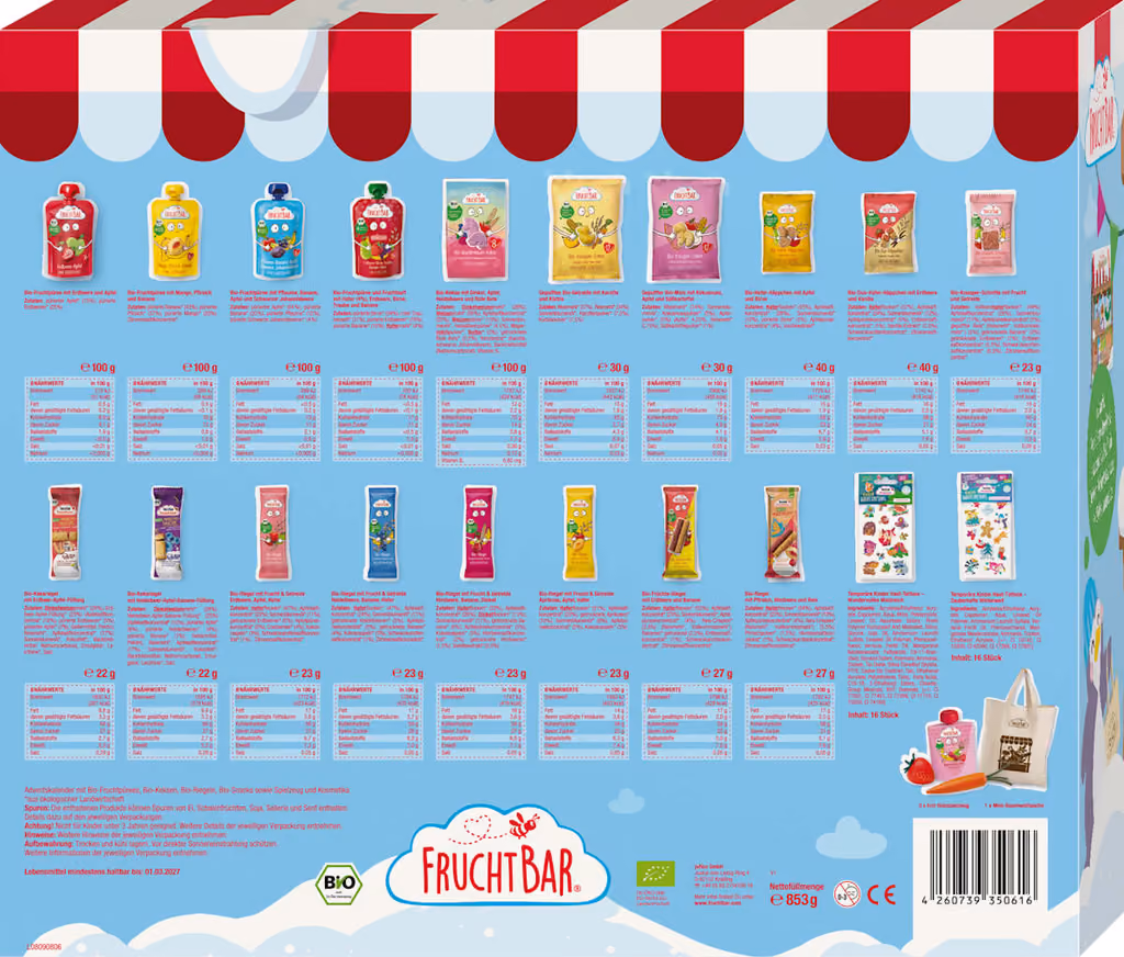 FruchtBar Adventskalender 2026, the second view