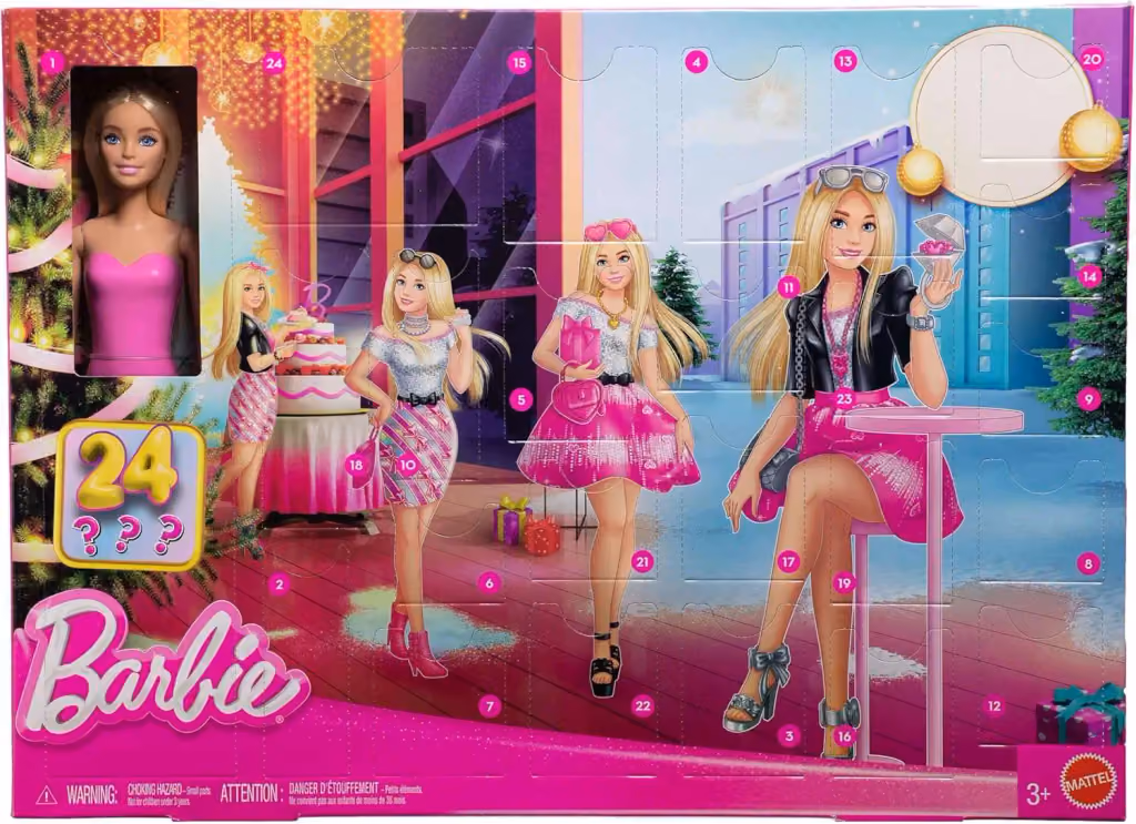 Barbie Holiday 2026, Barbie advent calendar