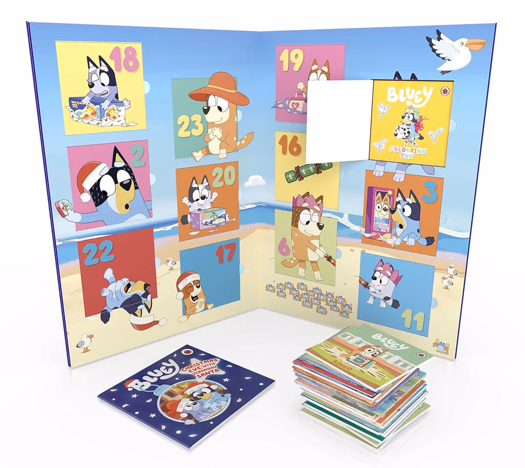 Bluey: Awesome Book Bundle advent calendar contents, photograph 1 of 1