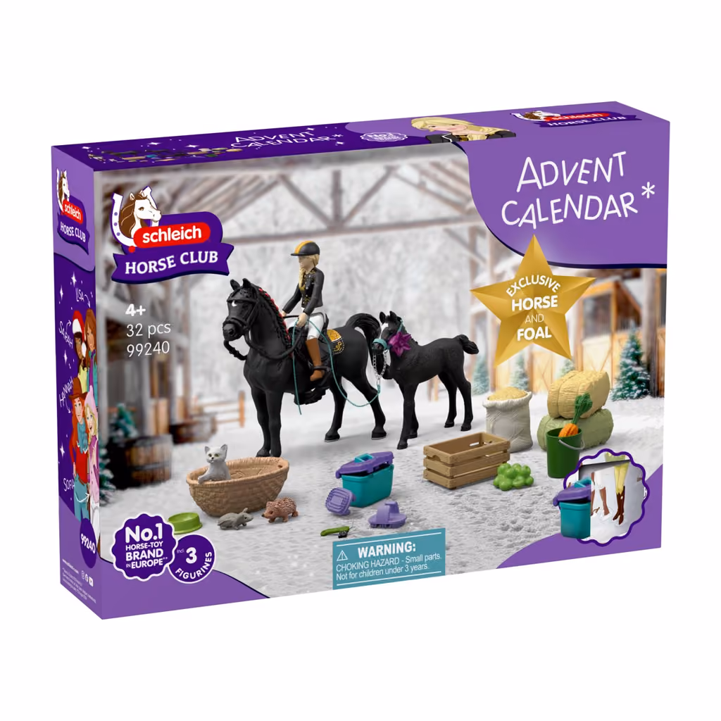 Schleich Horse Club Winter Wonderland Ride 2026, Schleich advent calendar
