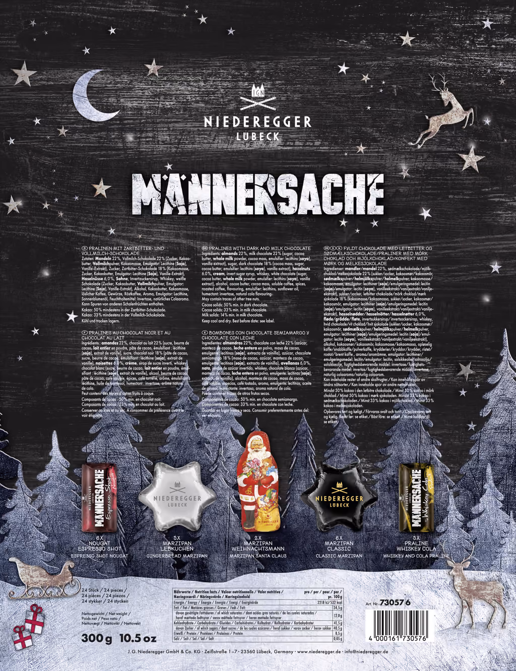 Niederegger Adventskalender Männersache 2026, second view