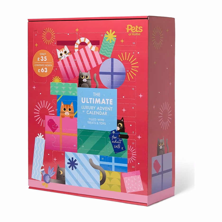 Pets at Home Ultimate Luxury Advent Calendar for Cats 2026, Pets at Home advent calendar