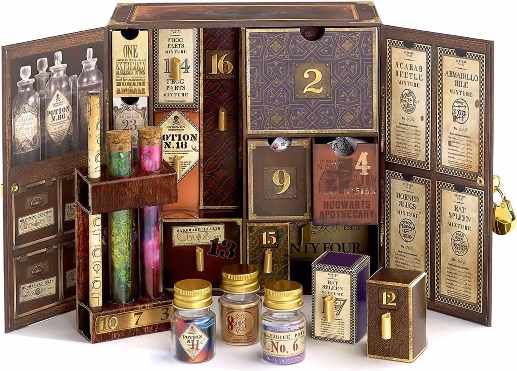The Carat Shop Official Harry Potter Potions advent calendar contents, photograph 1 of 2